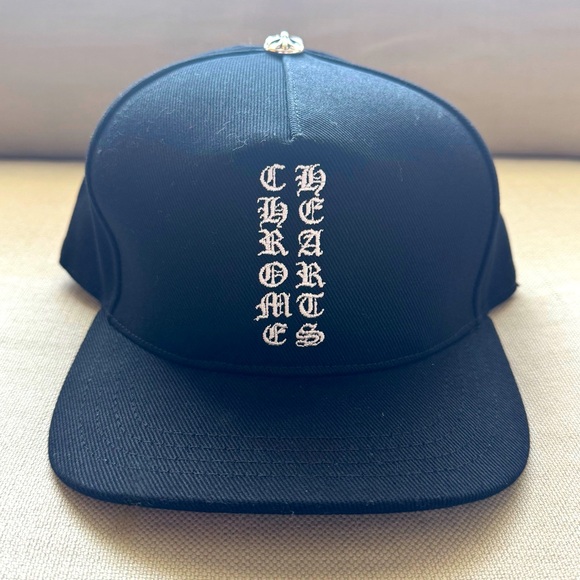 ⭐️Chrome Hearts⭐️Embroidered Vertical Logo Baseball Hat - Picture 1 of 11